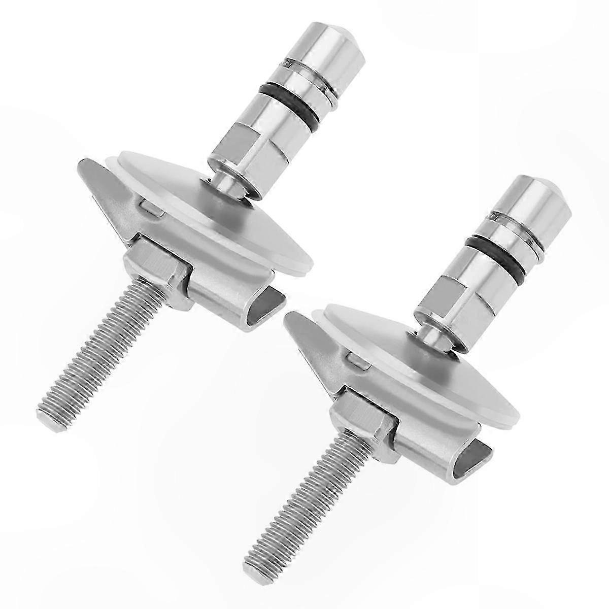 مجموعة مفصلات مقعد المرحاض من الفولاذ المقاوم للصدأ M6 × 71.5 مم ، قوس تثبيت متوافق مع C0102G