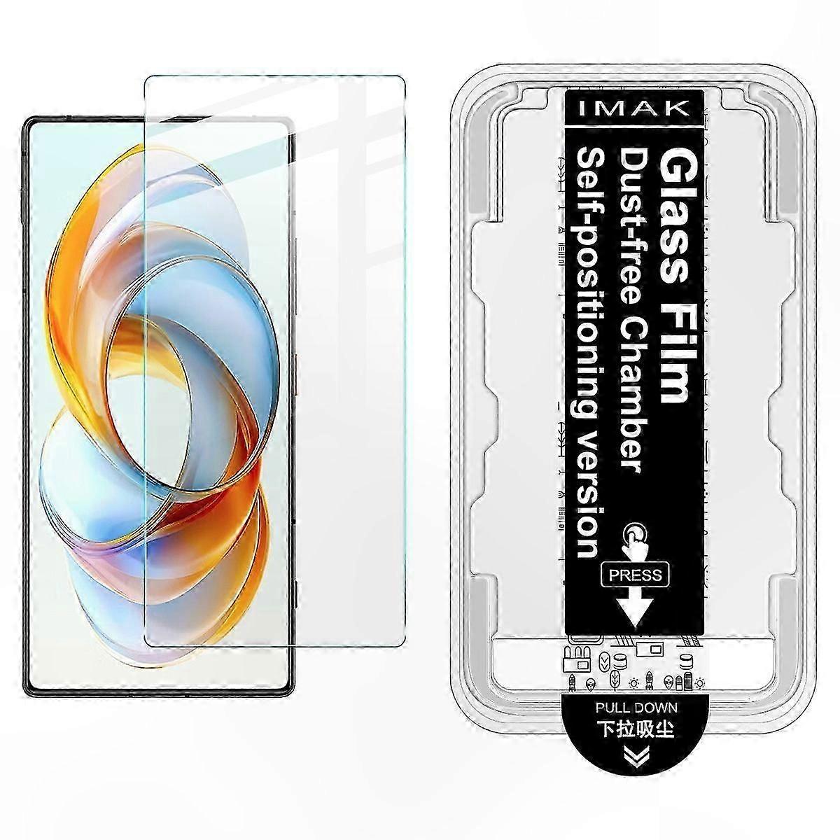 Tempered Glass Screen Protector for ZTE Nubia Z70 Ultra 5G and Z70S Ultra 5G Devices with Dust-Free Installation Feature