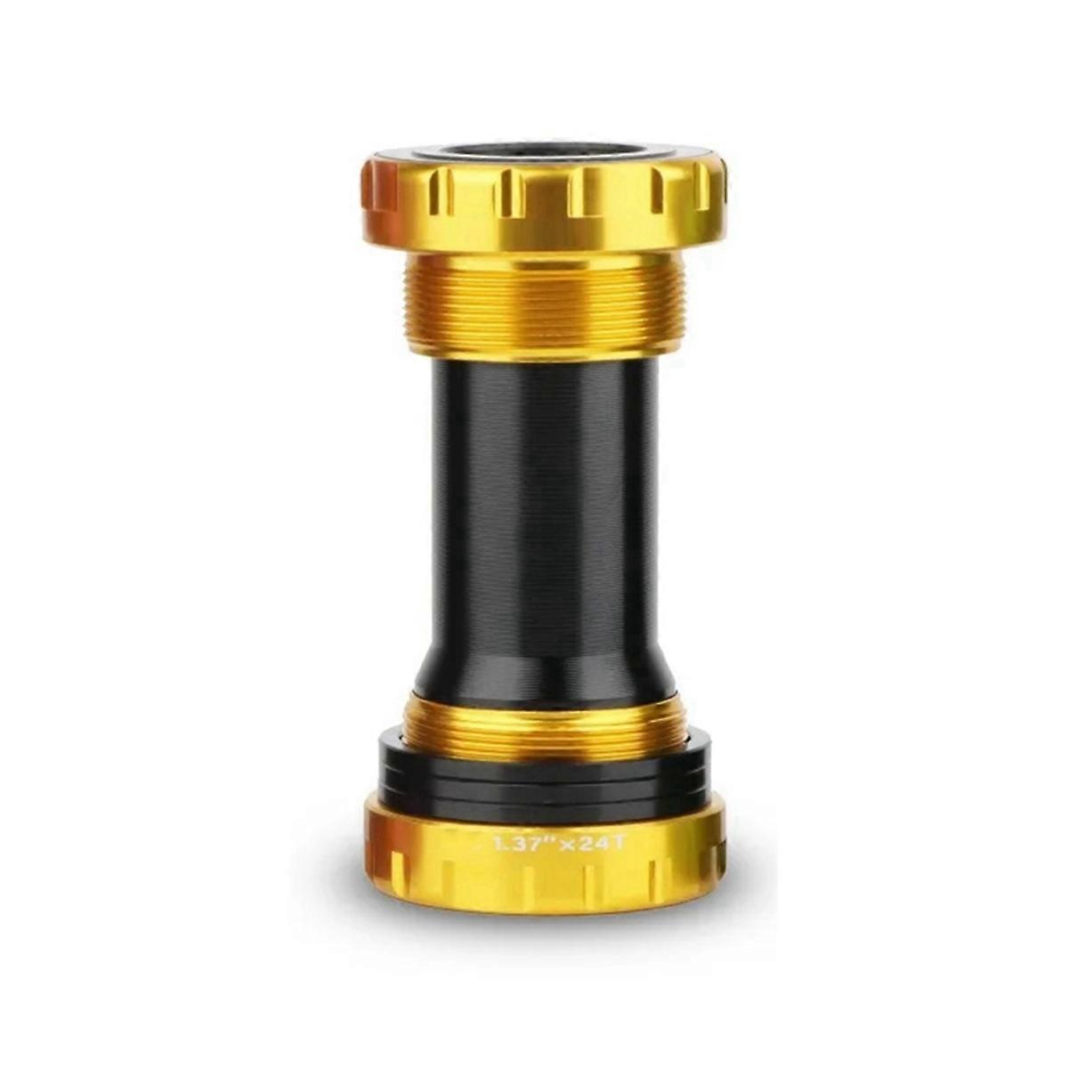 Bicycle Bottom Bracket for Mountain Bike Crankset Shaft Gold