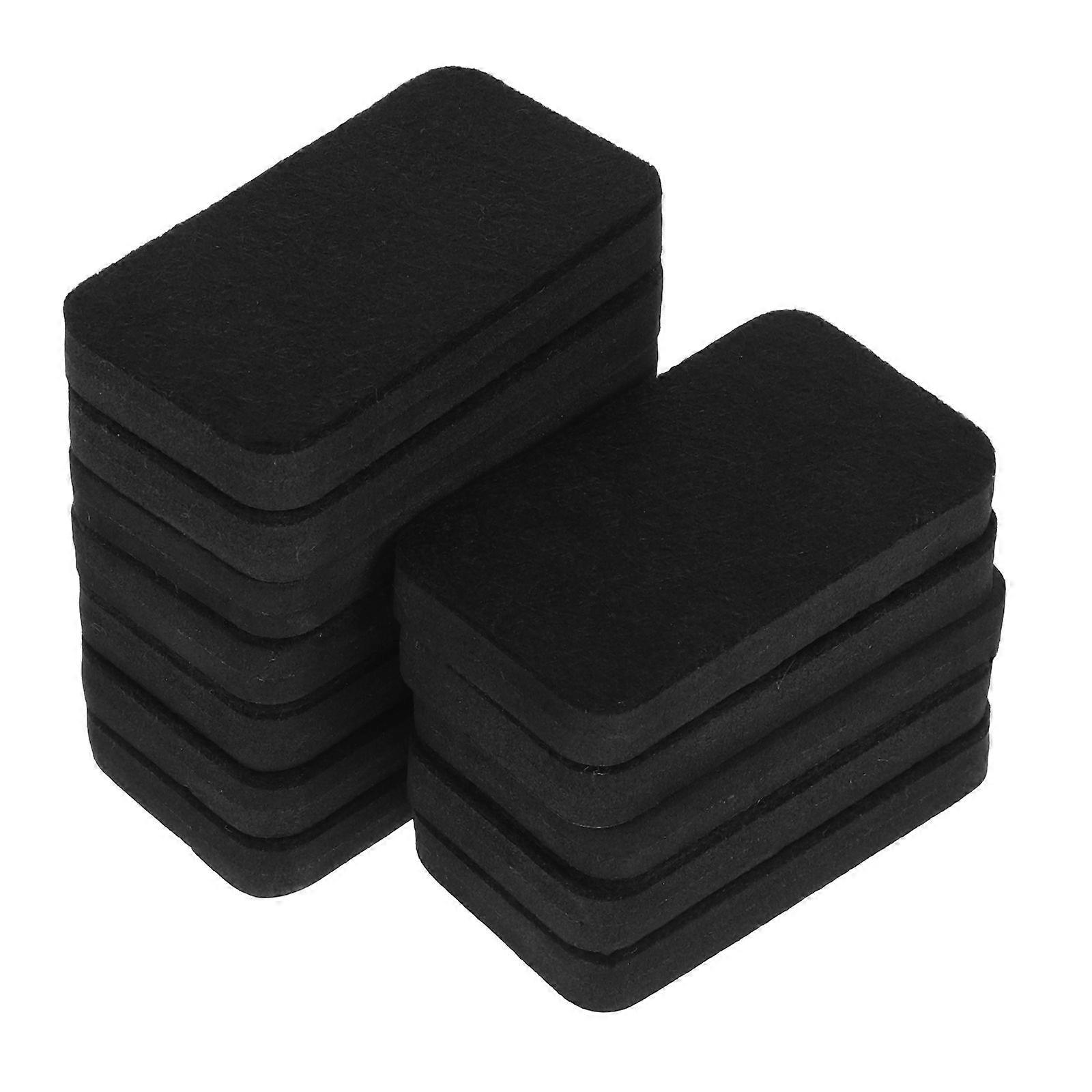 12pcs  Reusable Whiteboard Wipes Whiteboard Cleaning Tools Classroom Whiteboard Erasers