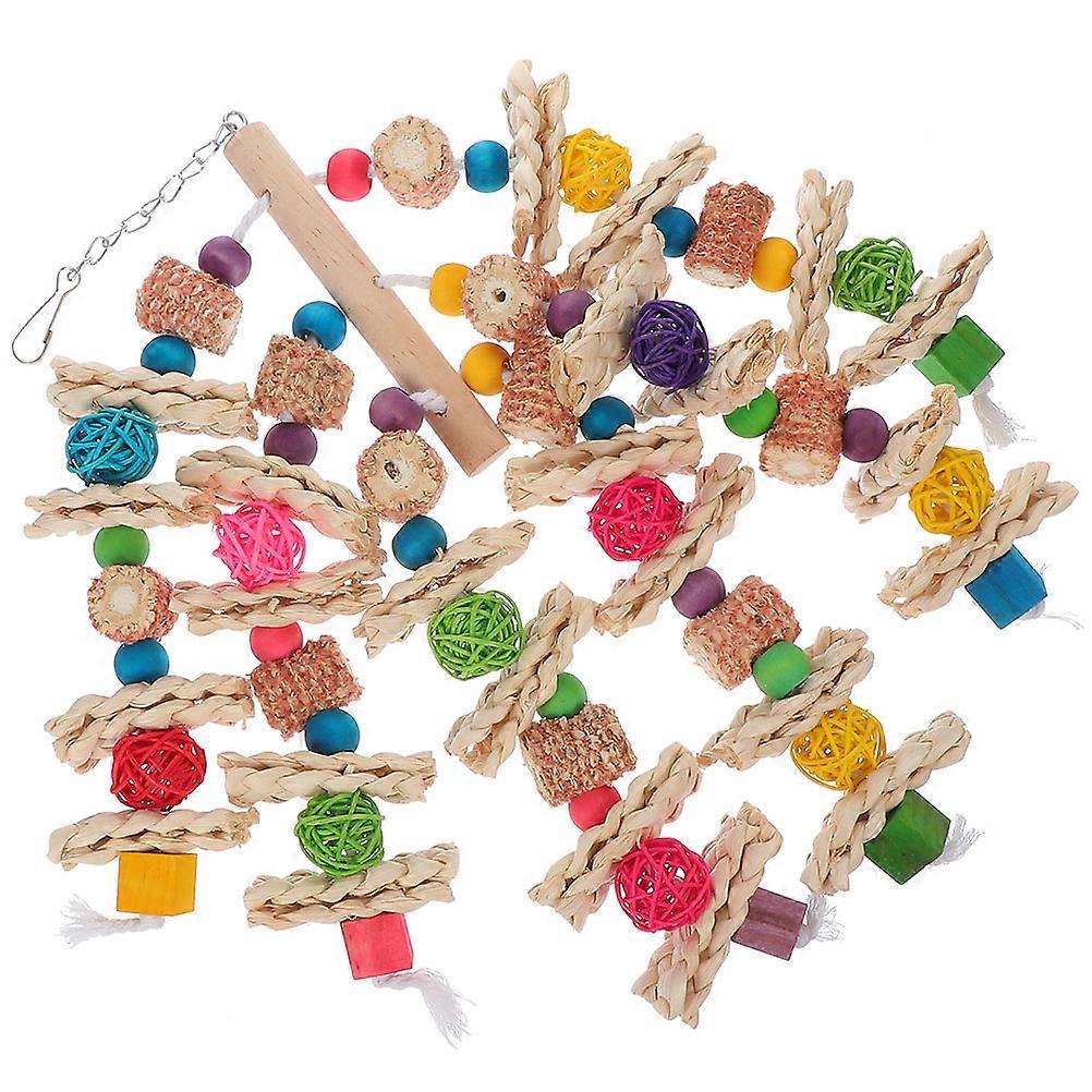Bird Supply Hanging Bird Plaything for Playing 4Pcs Cockatiel Toy