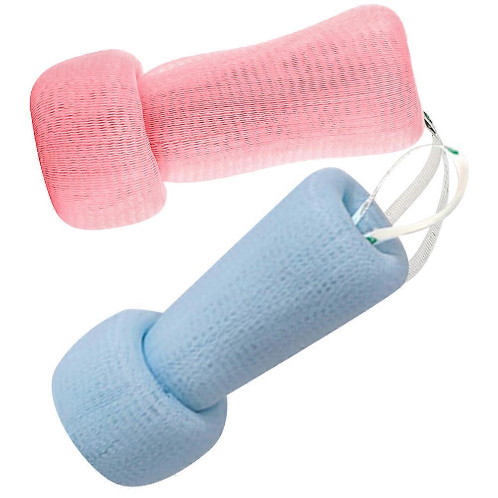 Body Scrubbers for Facial Cleansing Exfoliating 2Pcs Foaming Mesh Scrubbers
