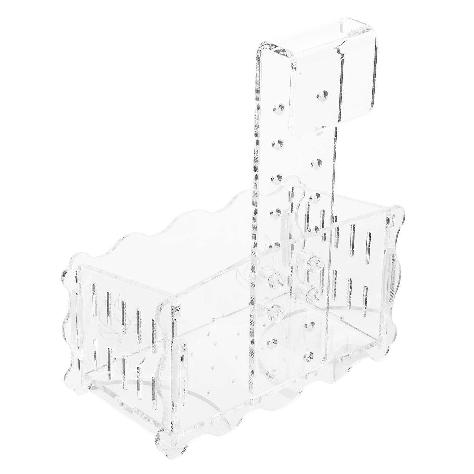 Water Plant Cup 3Pcs Rectangular Acrylic Planter Suitable For Increasing Oxygen In Aquarium And Decorating Your Fish Tank