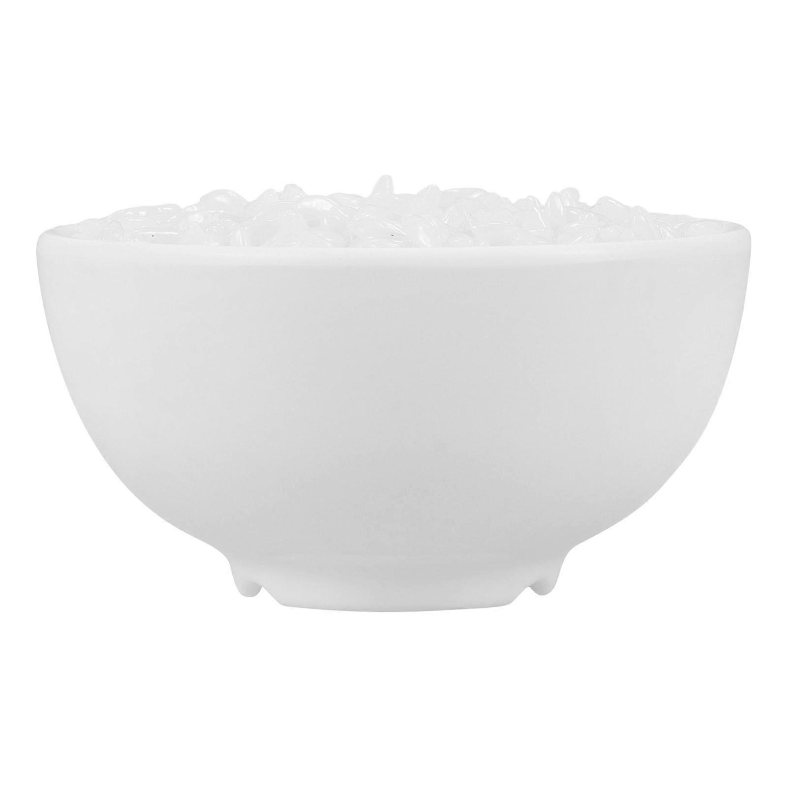 5Pcs Fake Cooked Rice Models For Window Display And Kitchen Decoration Realistic Simulation Food In Bowl Shape