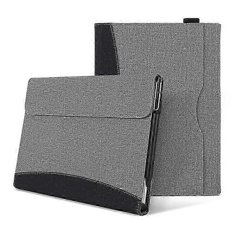 For Microsoft Surface Pro 10 / 9 Cloth Texture Stitching Leather Tablet Case 2025