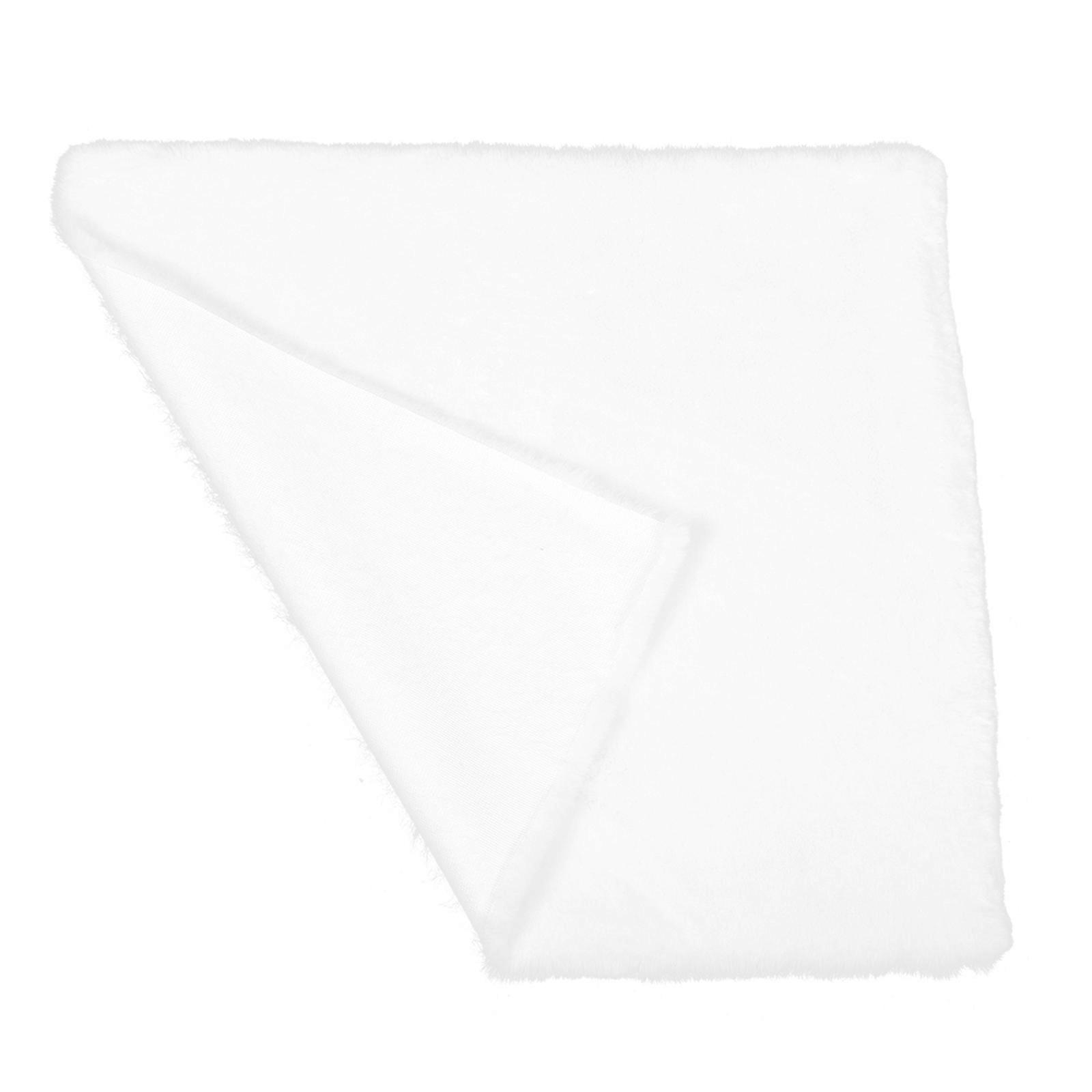 Plush Jewelry Display Pad for Bracelet Presentation White
