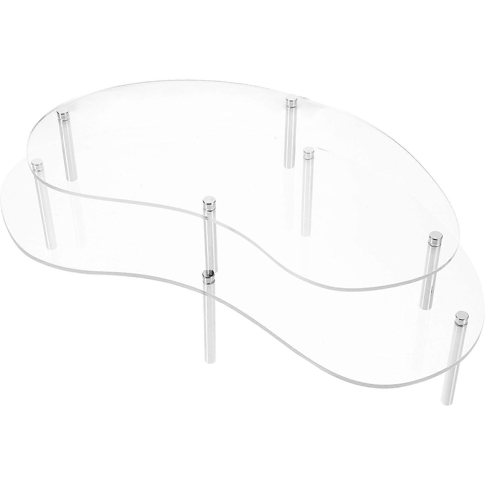 Clear Cake Stand for Party with 4Sets Acrylic Dessert Display Holder
