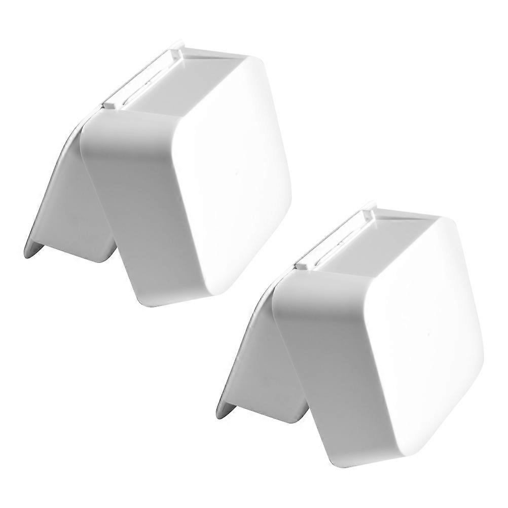 Bathroom Storage Box for Cotton Swab Use 2Pcs ABS Material Cases