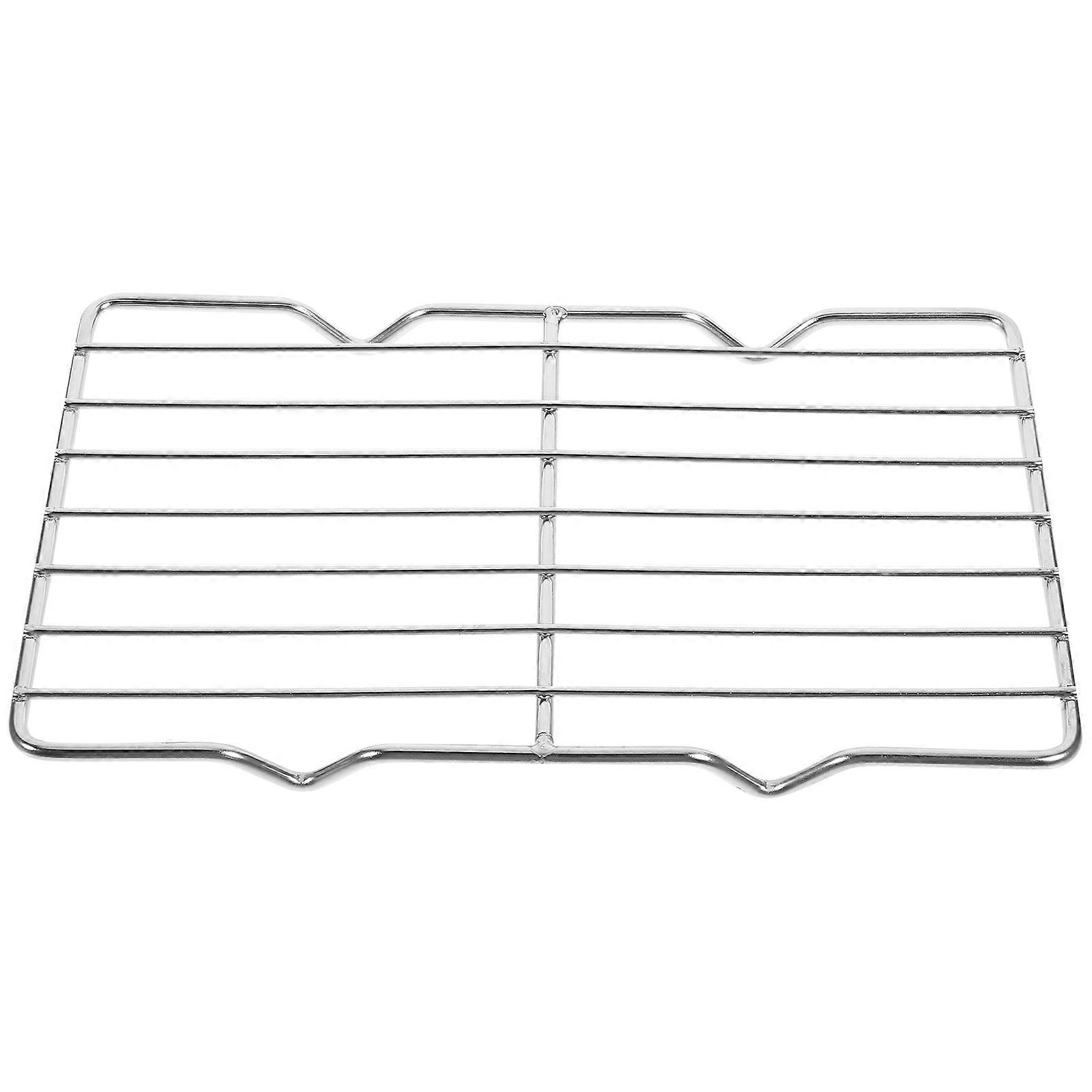 Wire Rack Stainless Steel Roasting Rack for Bbq Use 2Pcs Silver