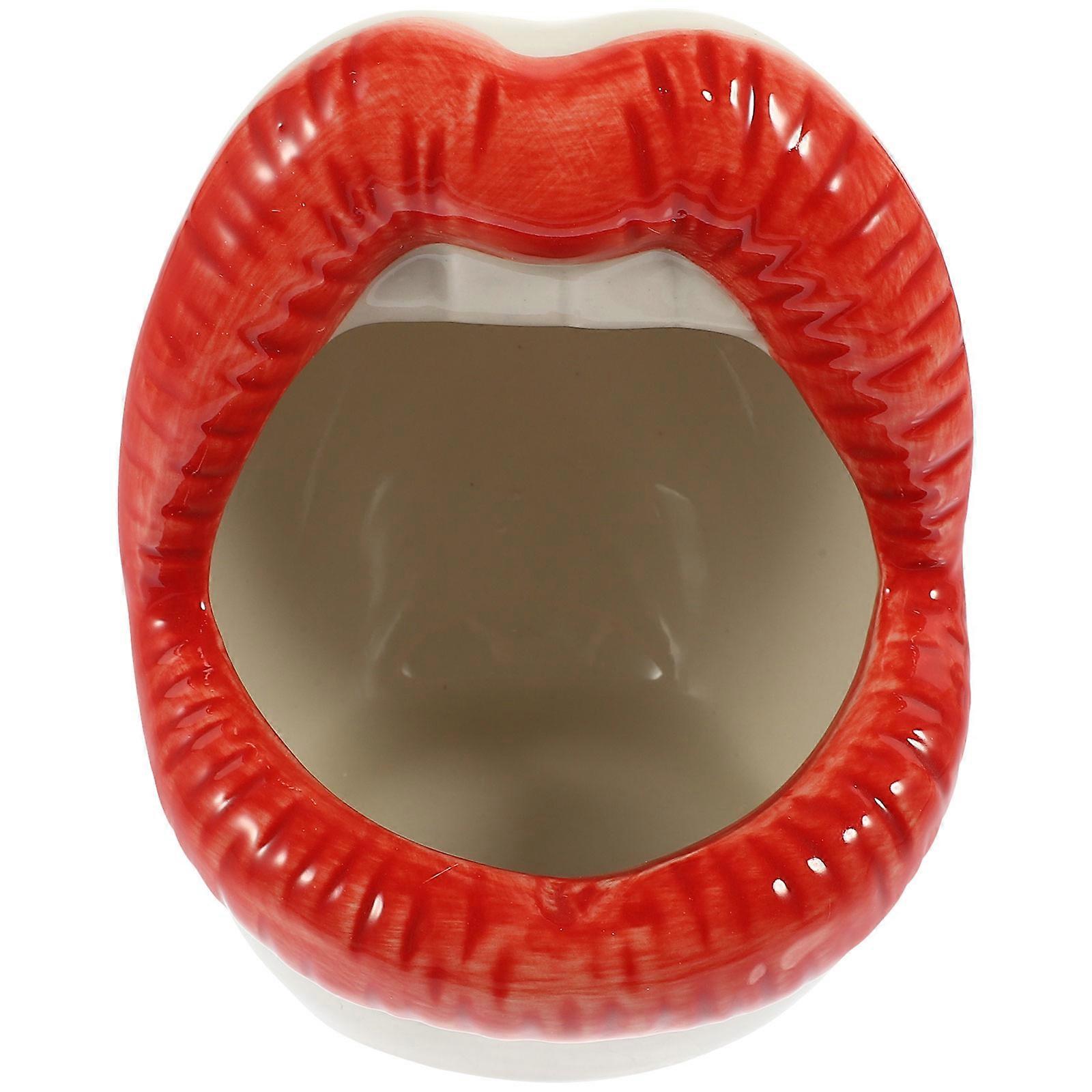 Red Cooling Hamster House Ceramic Hideout for Small Pets 3Pcs