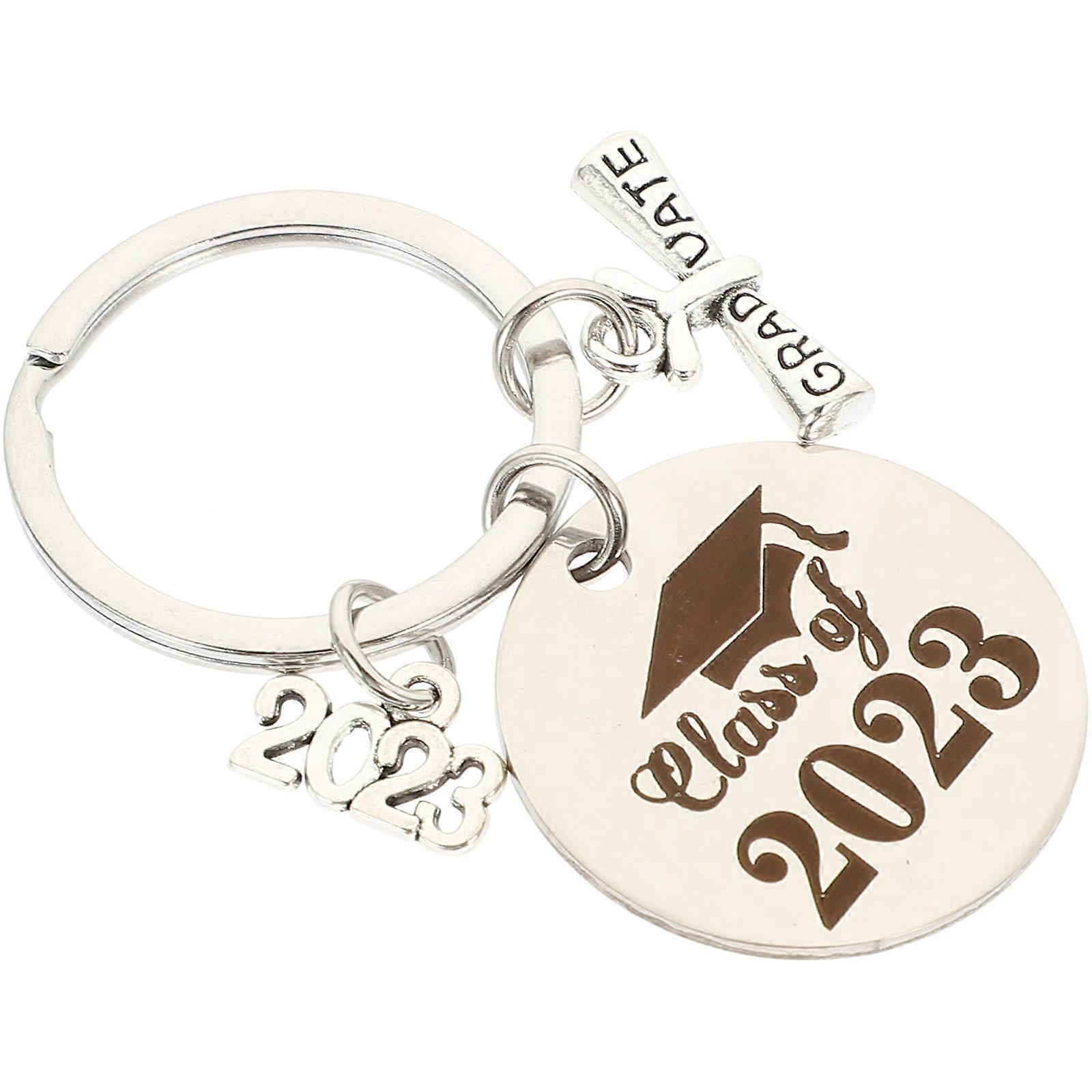 2023 Graduation Key Ring Key Chain for Decoration 2Pcs