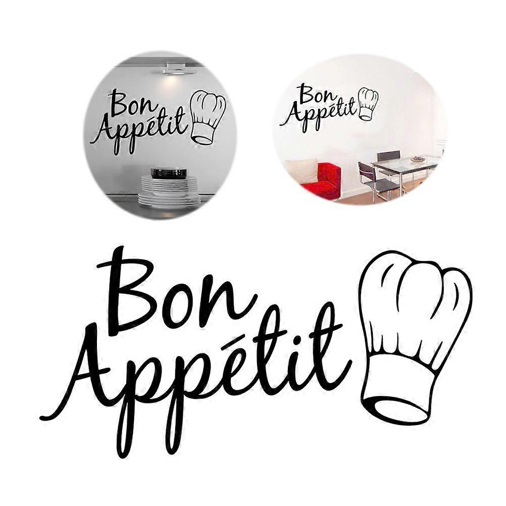 DIY Room Decor Wall Decals for Cafe Decoration 2Pcs Set