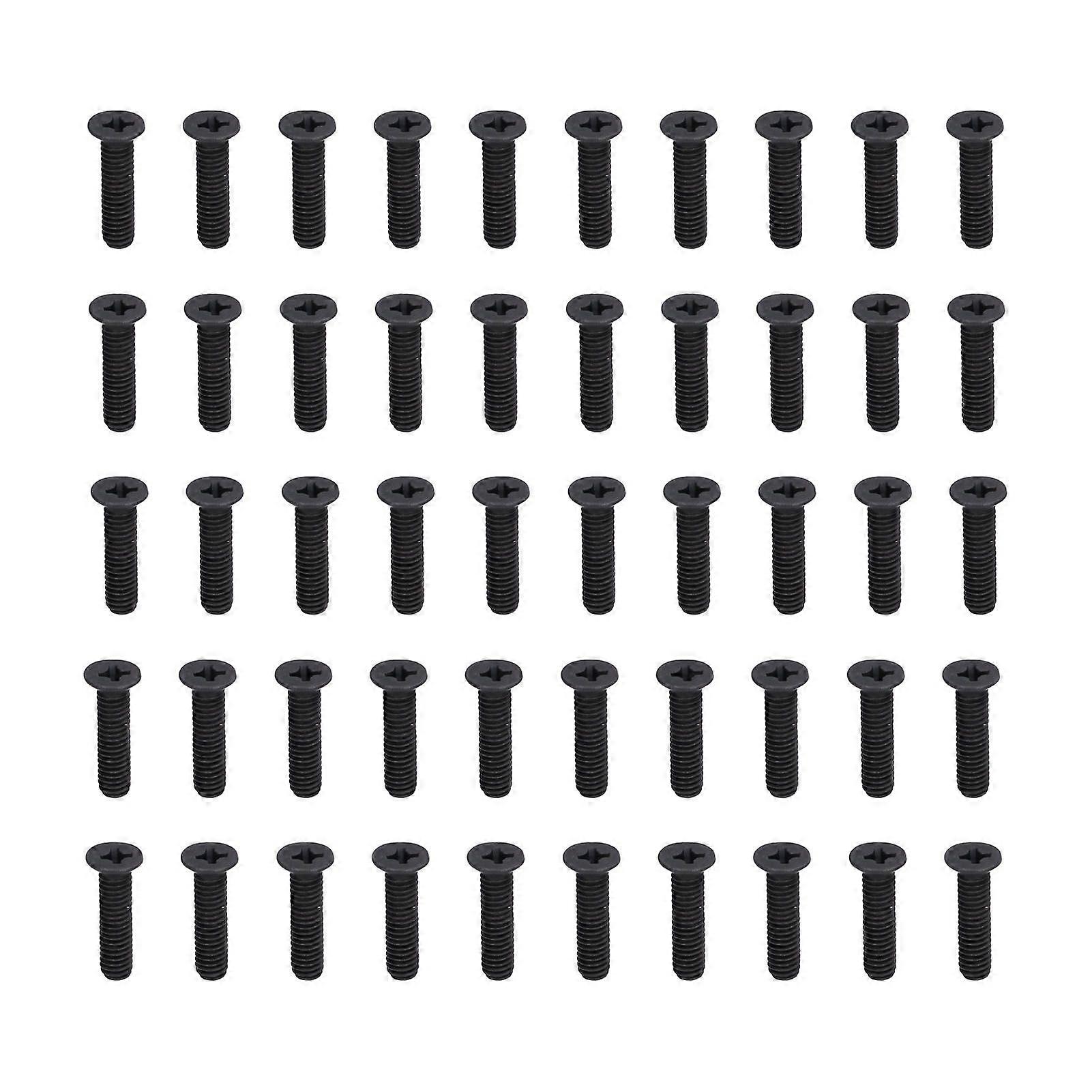 50Pcs Countersunk Screw Flat Cross M4 A270 Connection Part for Repair MaintenanceM4x16