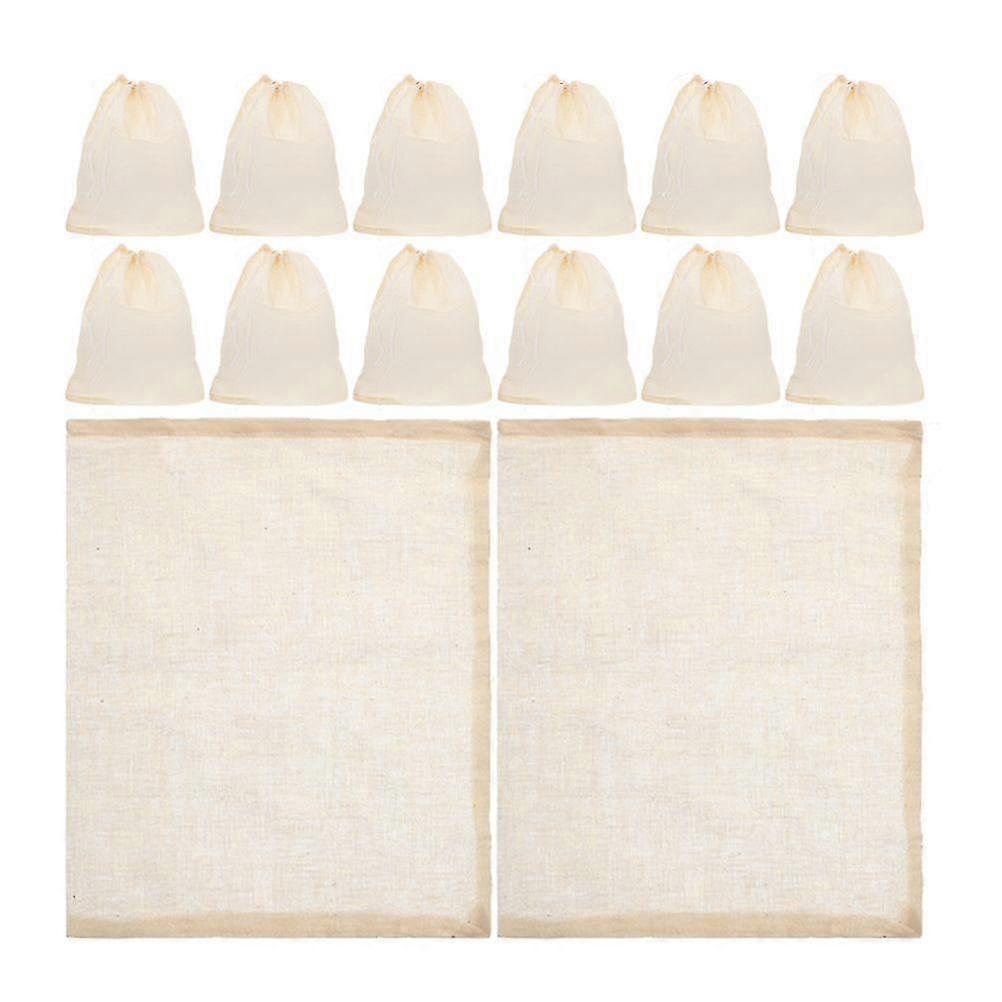 reusable cooking bags 20pcs drawstring straining soup spice