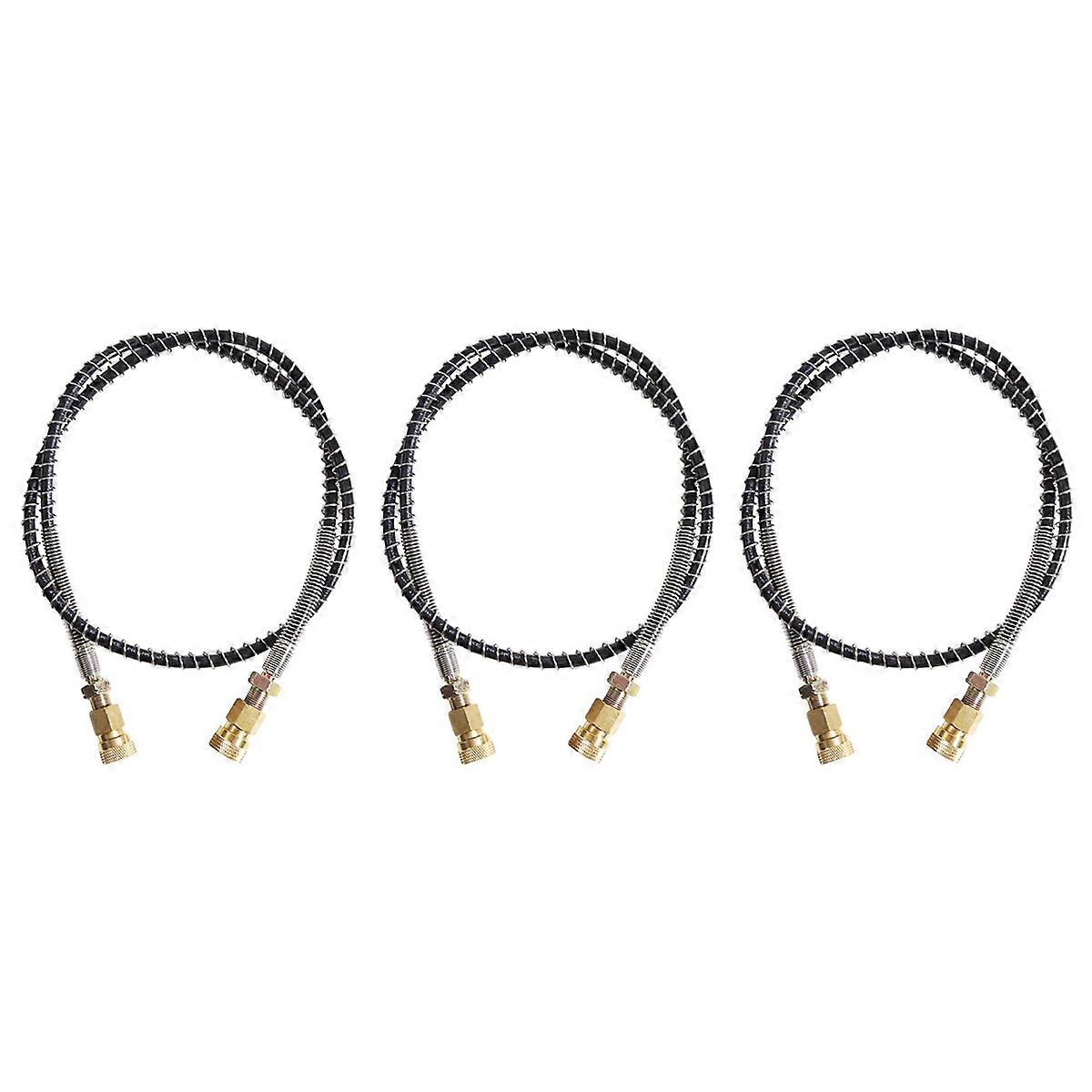 High Pressure Hose with Spring Wrapped 100cm Air Refilling Pump Hose