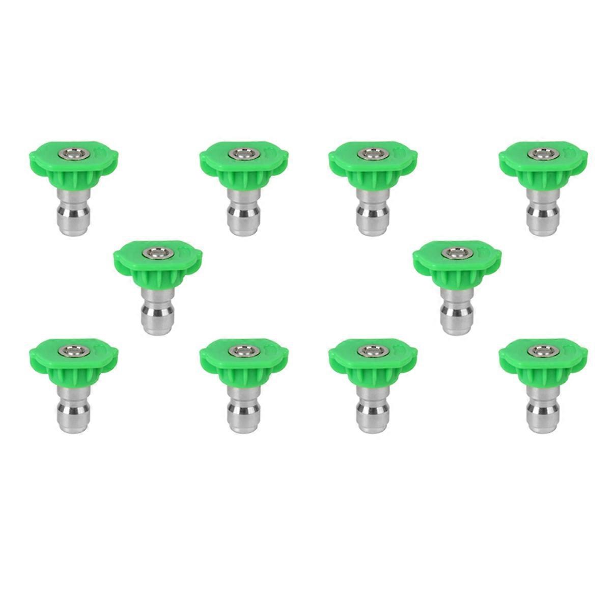 Pressure Washer Nozzle Tip Set, Replacement, 5Pack (Green)
