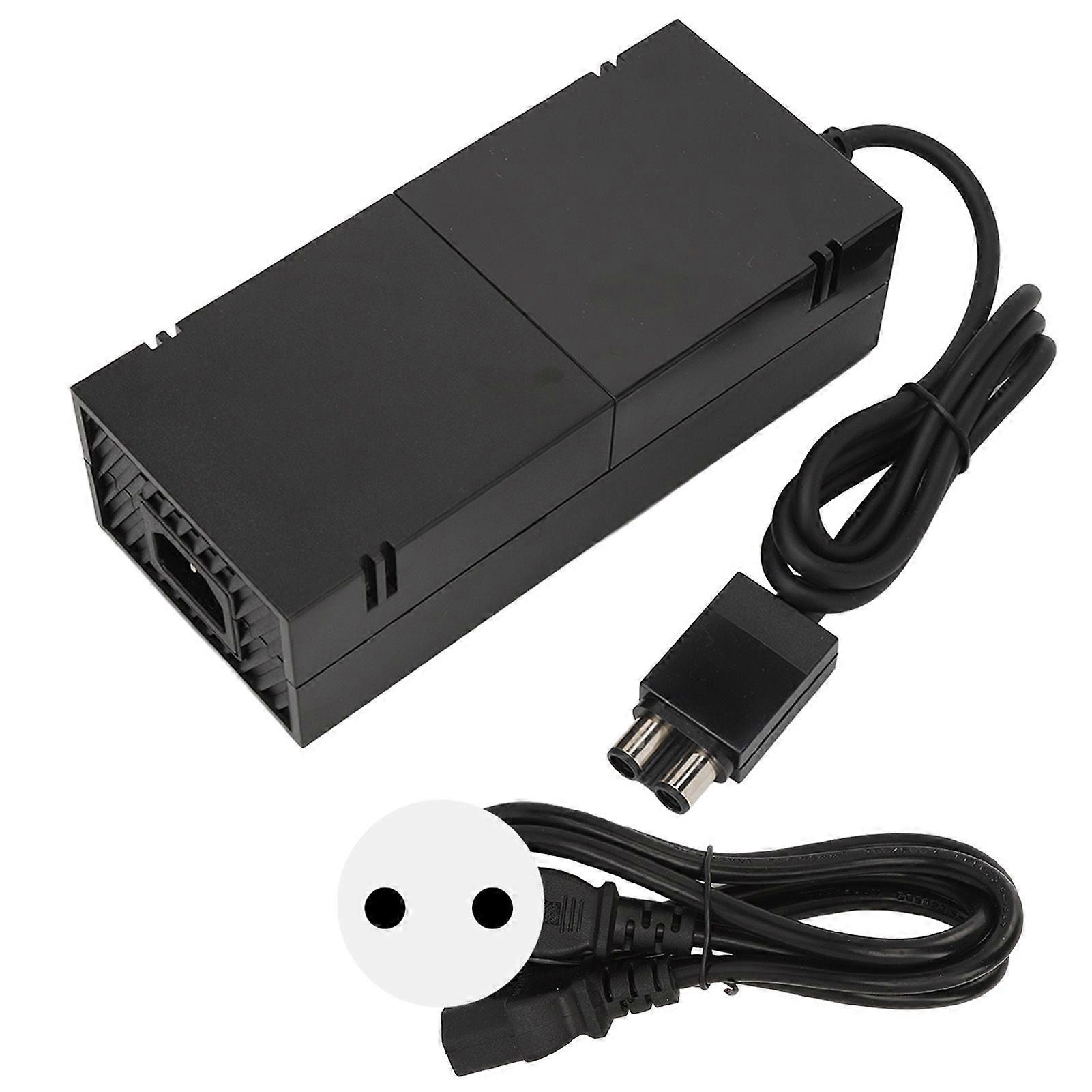 AC Power Supply Brick Adapter Low Noise Cord LED Indicator Light Power Supply for Xbox One Console 100240V EU Plug