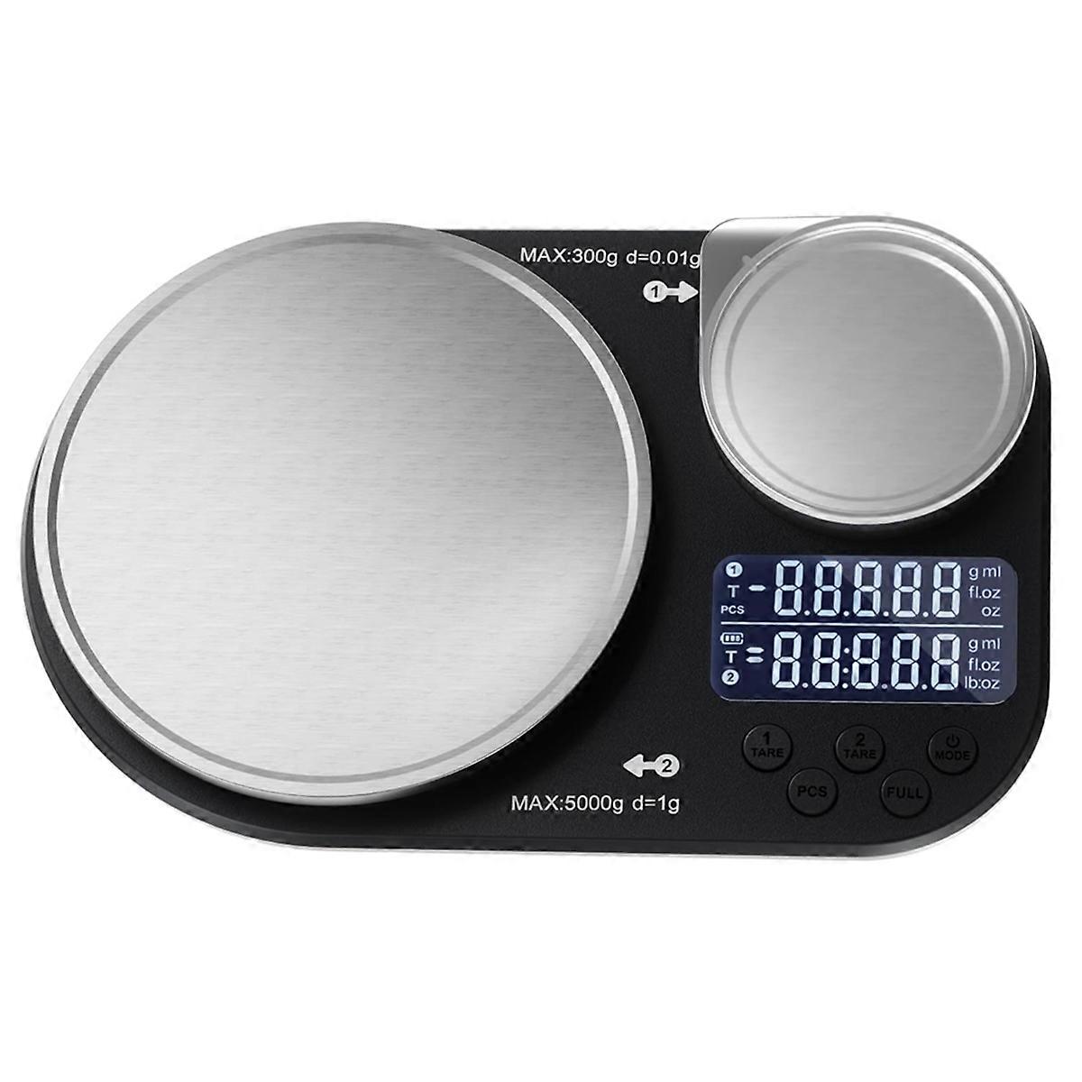 Dual Platform Kitchen Scale Digital Stainless Steel