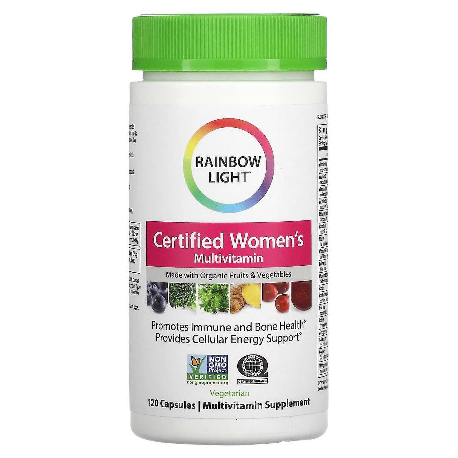 Rainbow Light, Certified Women's Multivitamin, 120 Capsules