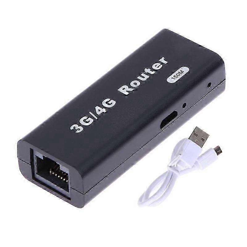 Mini Portable 3G/4G WiFi Wlan Hotspot WiFi Hotspot 150Mbps RJ45 USB Wireless Router with USB Cable