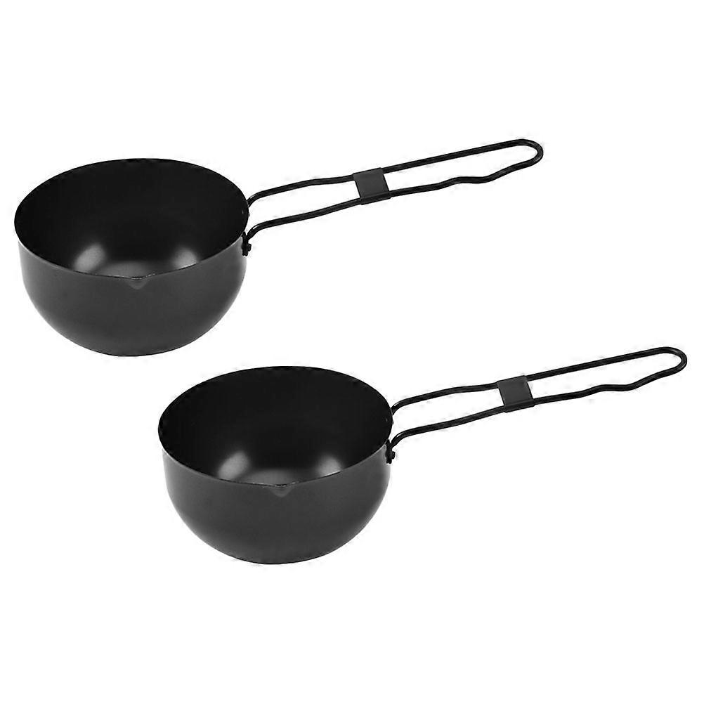 Outdoor Cooking Pot Iron Stewpan for Camping 8Pcs Convenient Use