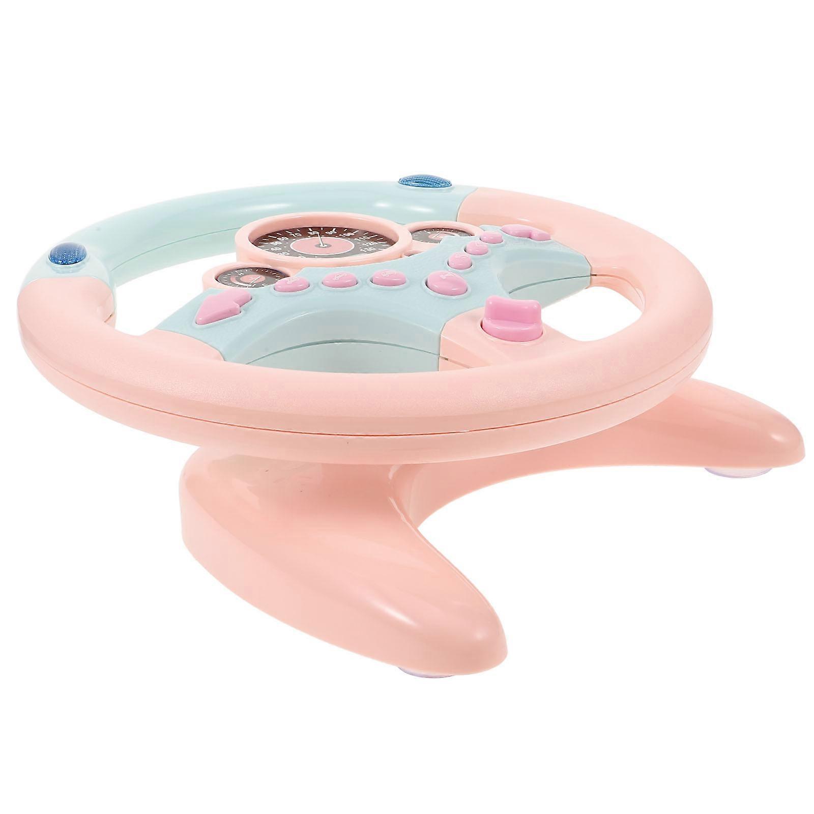 Children Steering Wheel Toy with Builtin Music for Playtime