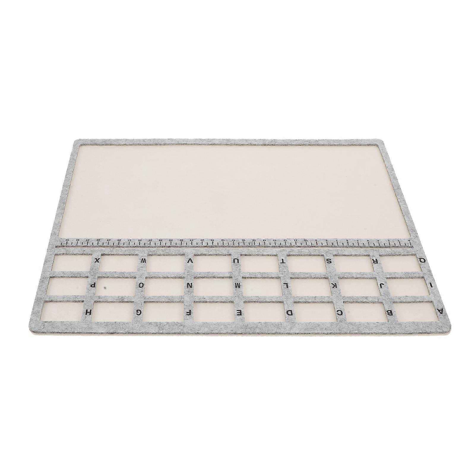 Felt Bead Board for Bracelet Making with Accurate Scale 2Pcs