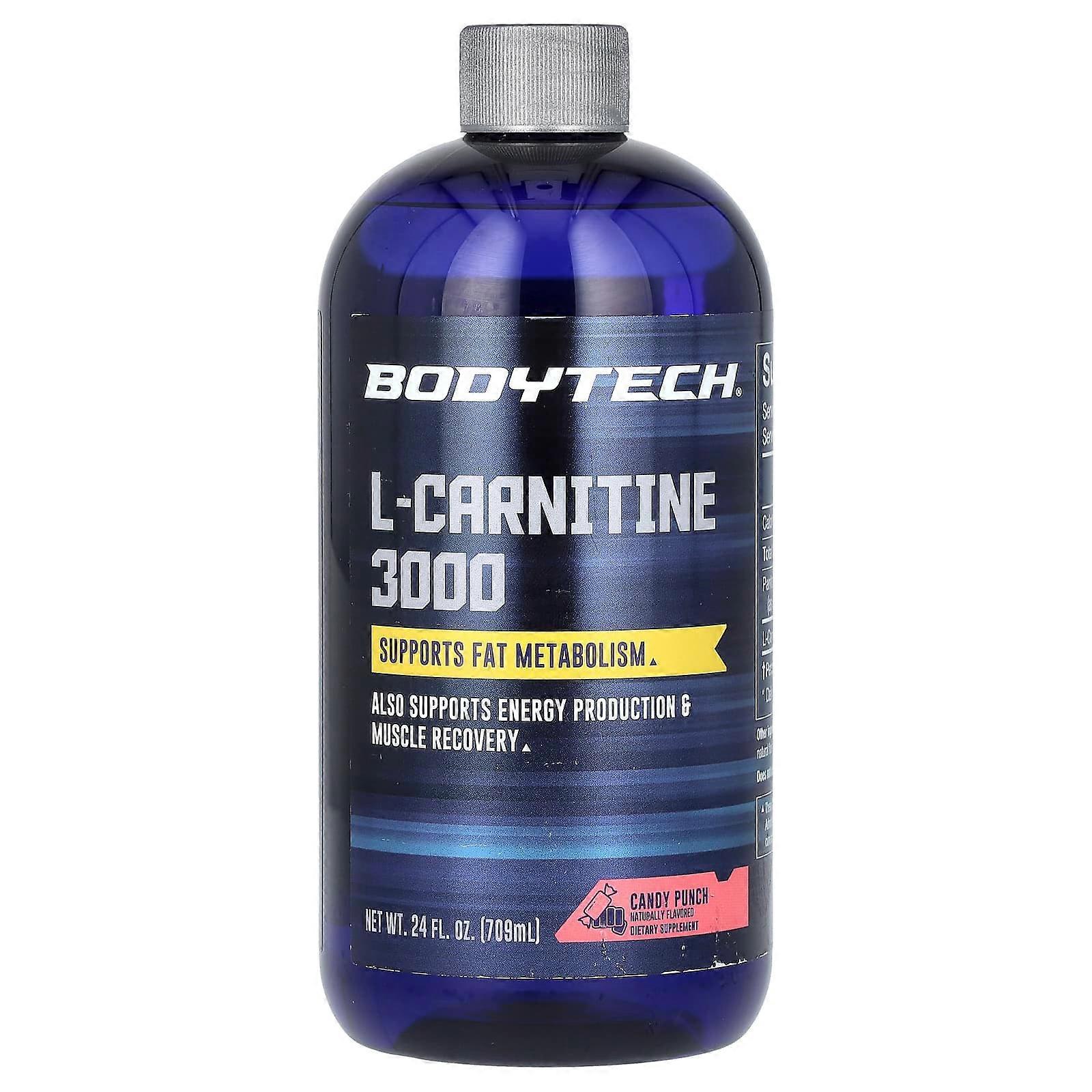 L-Carnitine 3000, Candy Punch, 24 fl oz (709 ml)