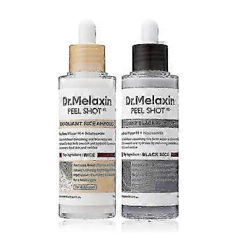 2PCS PEEL SHOT GLOW EXFOLIANT RICE AMPOULE (WHITE RICE/BLACK RICE)