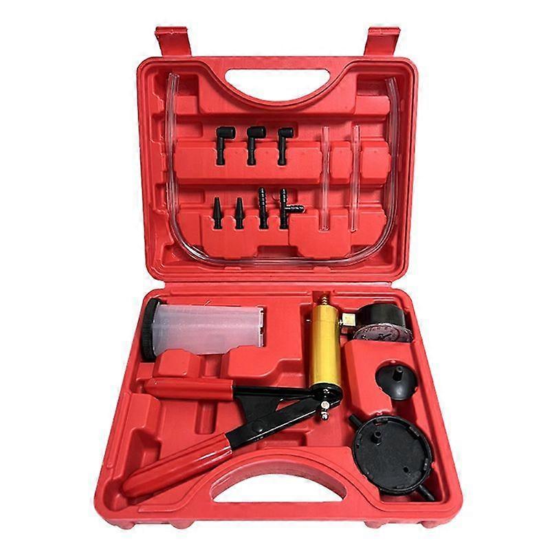 Manual Vacuum Pump Set Brake Fluid Discharge Tool Auto Repair Tool