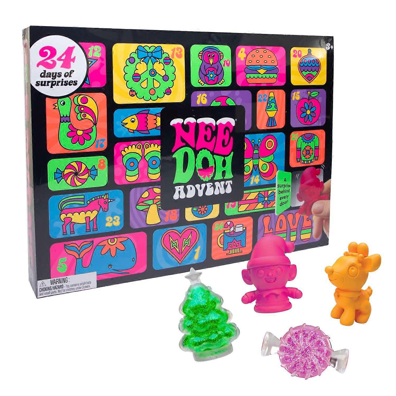 NeeDoh Advent Calendar - Squishy Christmas Fidget Toy Calendars For Kids
