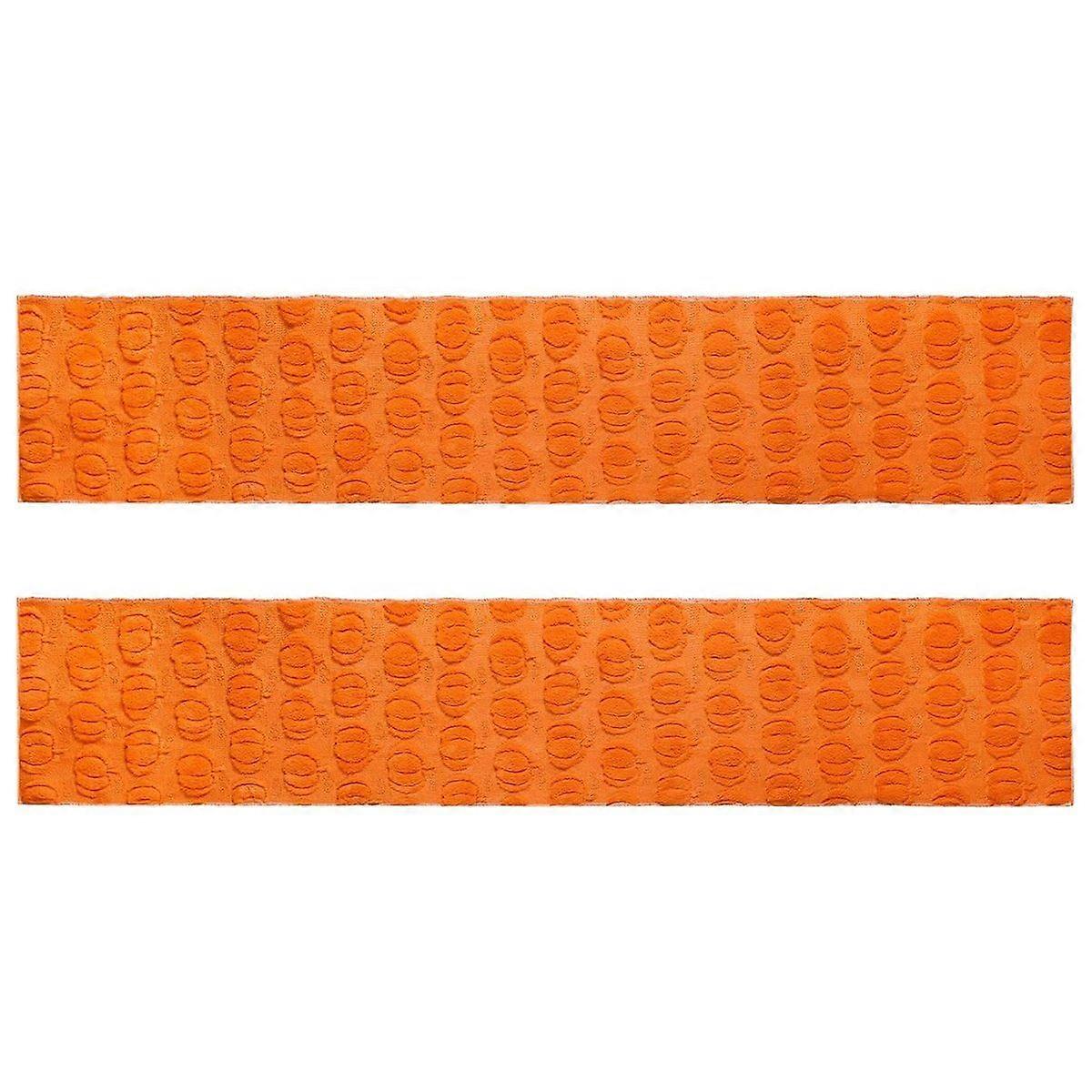 Fall Orange Pumpkin Table Runner Cute 3D Faux Fur Soft Fall Table Runner Suitable for Halloween Hom