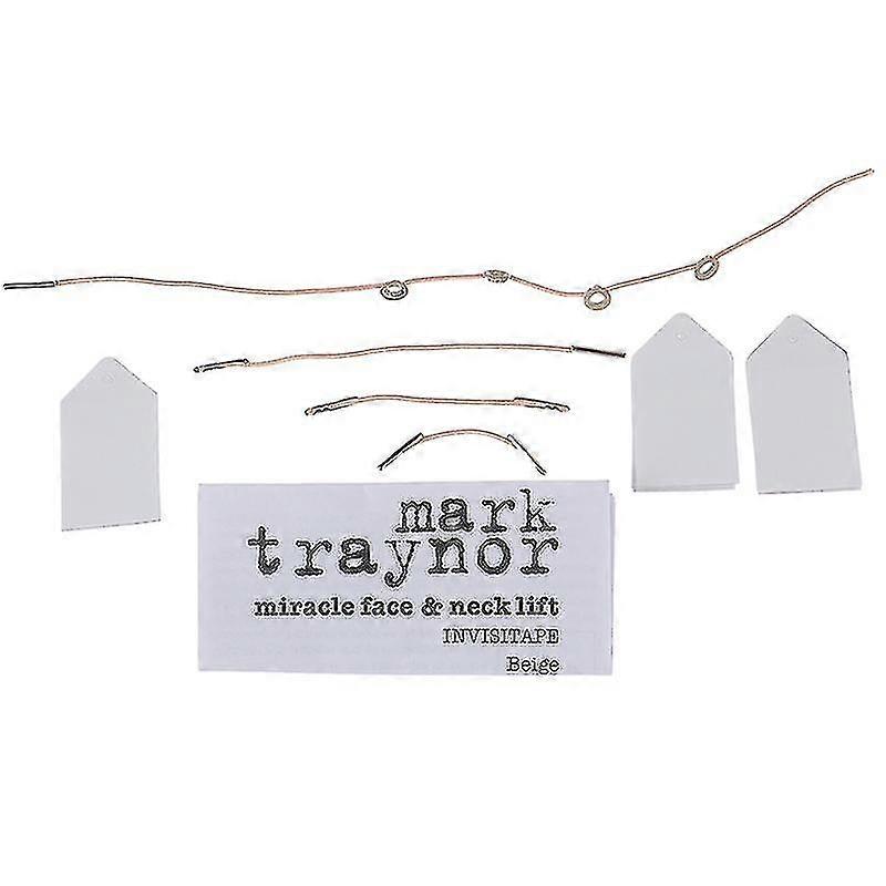 Face Lifting Tape 40-Piece Kit with Invisible V-Line Patch Bands and Thin Facial Stickers