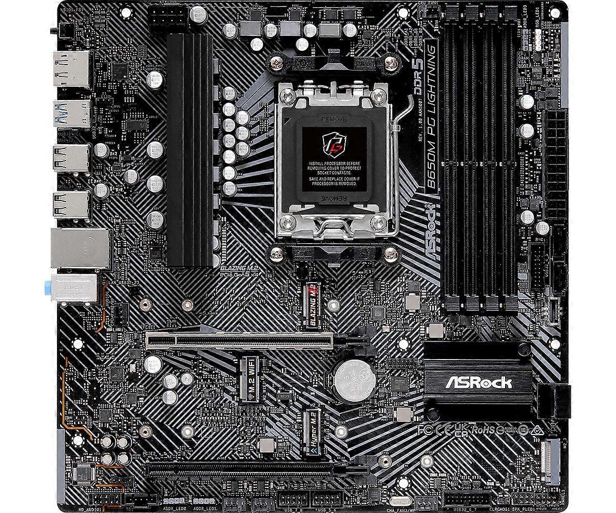 Asrock B650m Pg Lightning AMD B650 Υποδοχή Am5 Micro Atx