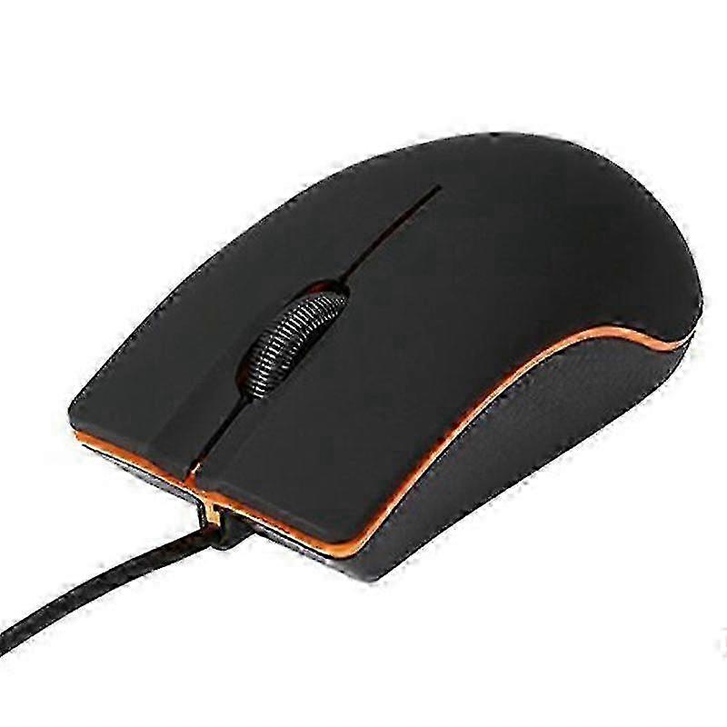 Black USB 2.0 Wired Scroll Wheel Mouse Black Mice For PC Laptop Notebook