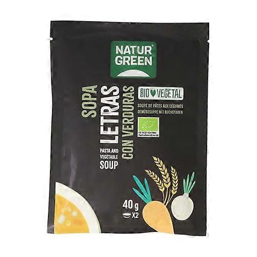 Alphabet soup with bio vegetables 40 g of powder