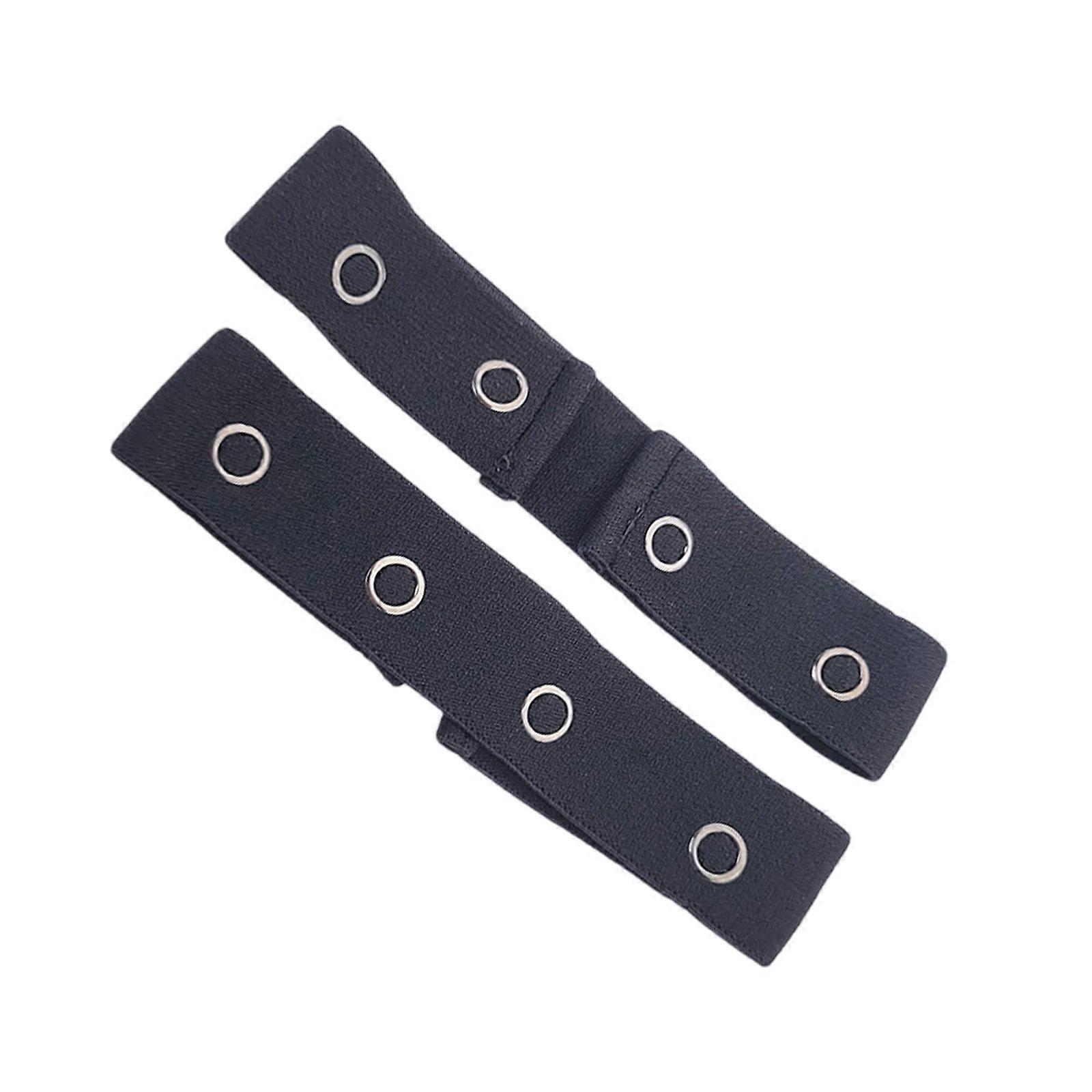 Expandable Pregnancy Waistband Adjuster Soft Stretchy Belt For Jeans Work Pants Sizing Range Use  Black