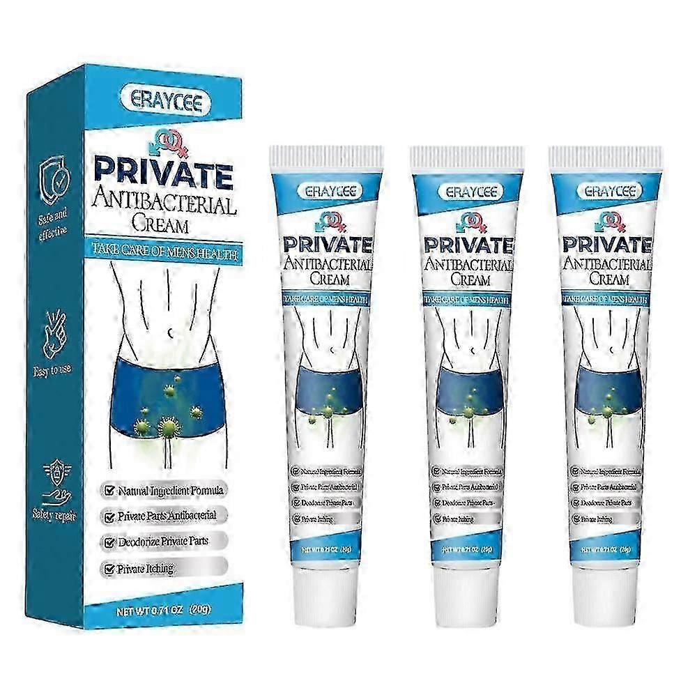 1-3 קרמים אנטי בקטריאליים לגברים קרם נגד גירוד טיפוח אינטימי