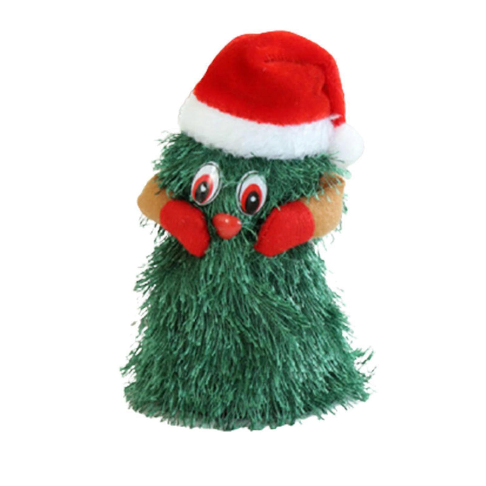 Electric Christmas Tree Rotating Dancing Music Toy Battery Powered Desktop Ornament Xmas Home @BUGU