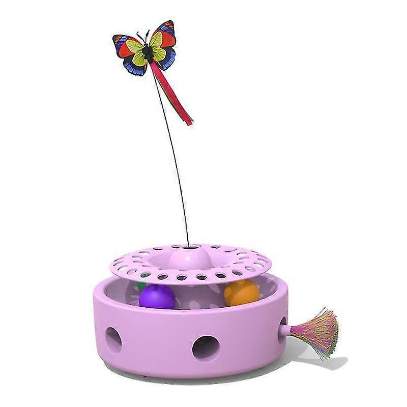 Interactive Cat Toy Toys Cat Butterfly Toy Smart Three-in-one @BUGU