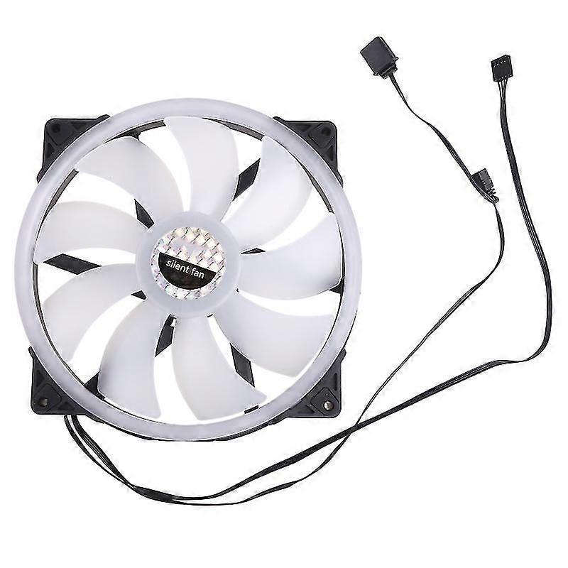 200mm Computer Case Fans For Desktops Adjustable Argb Quiet Cpu Pc Cooling Fan