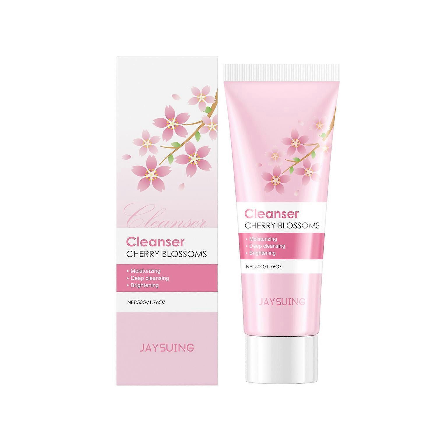Jaysuing Cherry Blossom Moisturizing Facial Cleanser - Cleanses, smooths, moisturizes, and controls 