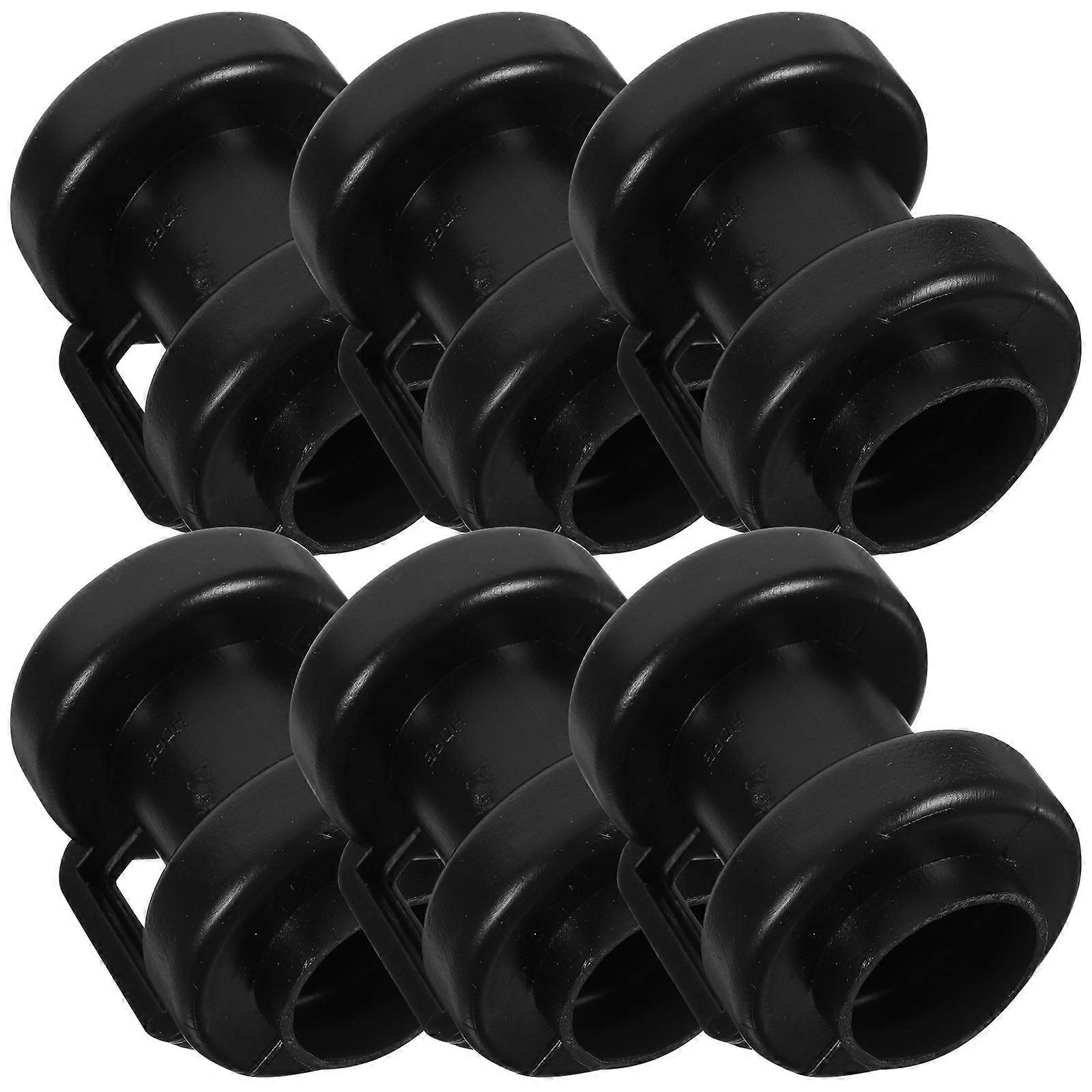 Sturdy Trampoline Rod Cover Plastic Caps for Pole Replacement 6Pcs