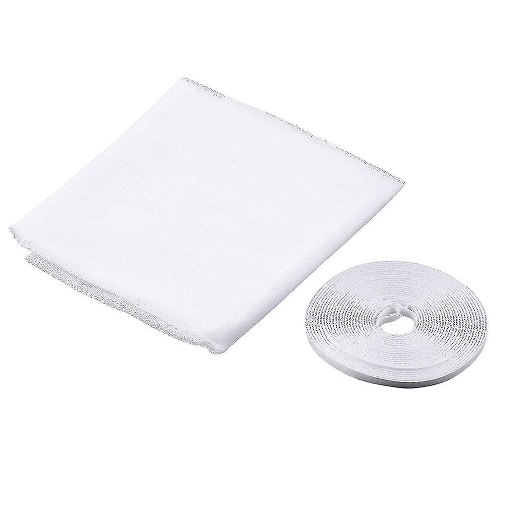 Creative Diy Invisible Simple Screen Window Can Be Cut And Encrypted With Velcro Self-adhesive Anti-mosquito Ordinary 1.31.3 White 1bathroom Accessori