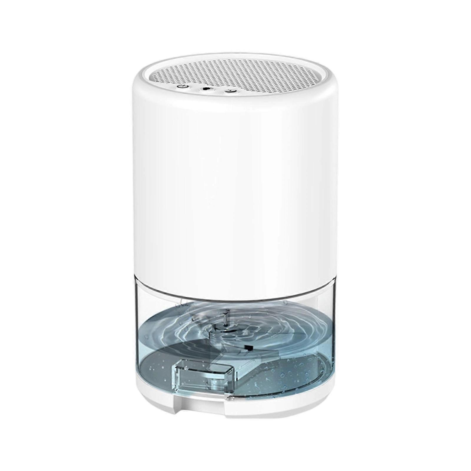 350ml Dehumidifier Household Small Moisture Absorbing Bedroom Quiet Dehumidification Machine with 7 Color LED Light  White