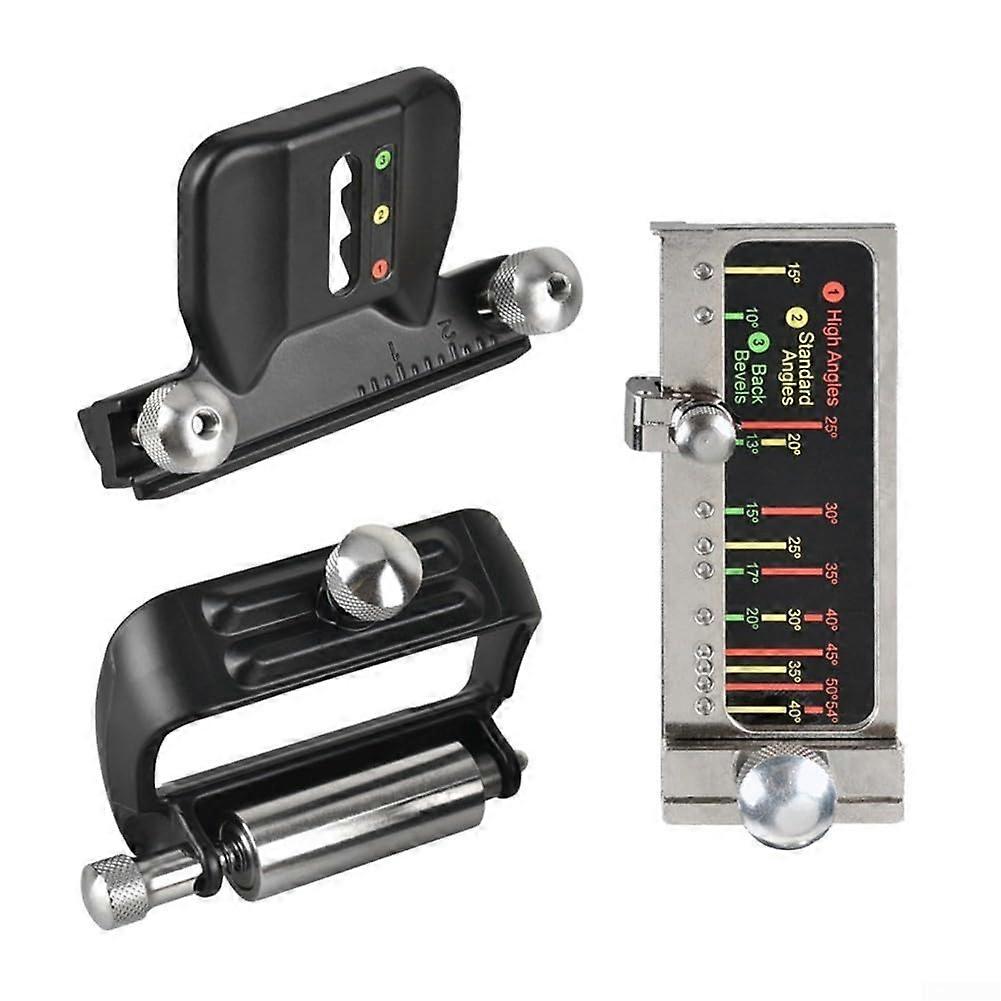 Chisel Honing Guide Tool with Adjustable Sharpening Angle Jig for Planes and Woodworking