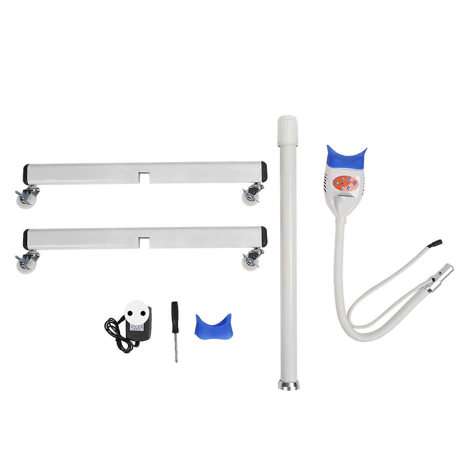 Teeth Whitening Machine with Mobile Wheels 3 Colors Teeth Bleaching Lamp