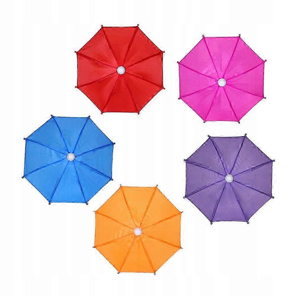 Miniature Umbrellas For Children 5 Pcs