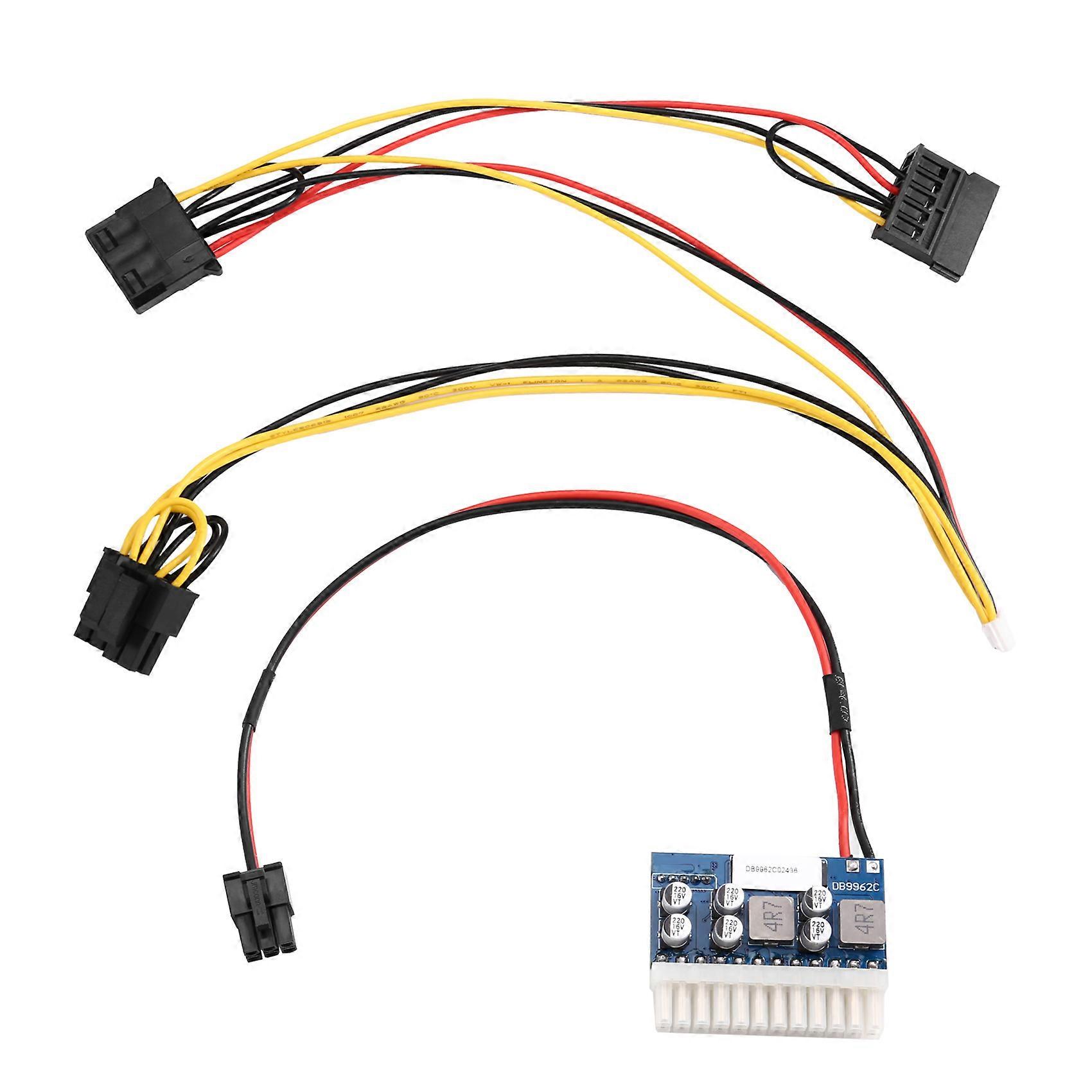 6-pins mannelijke DC 12V 160W 24-pins ATX-voedingsschakelaar PICO PSU Auto Mini ITX Hoge voedingsmodule ITX-behuizing