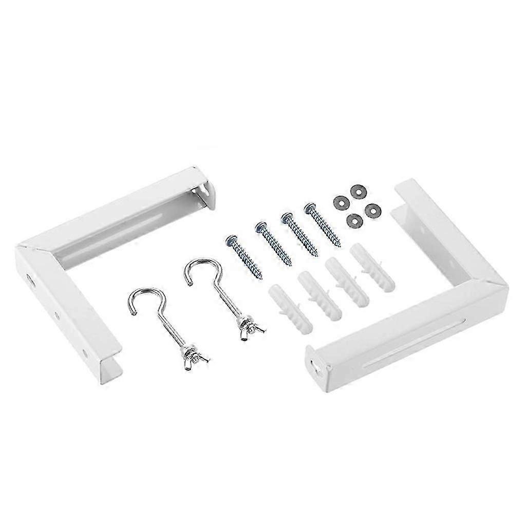 Adjustable Ceiling Mount for Projector Screens L Shape Holder with Hooks